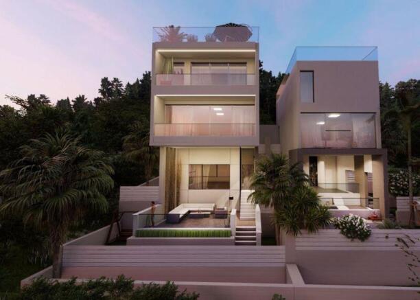 Houses at Night -