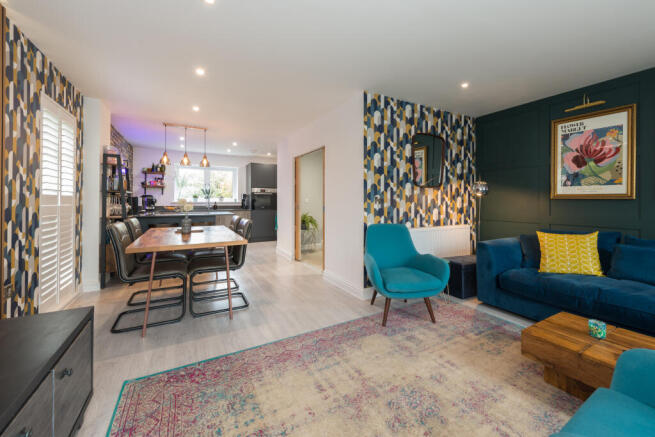 Open plan Kitchen/Dining/Sitting Room