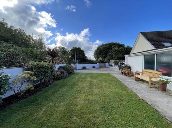 Enclosed front garden