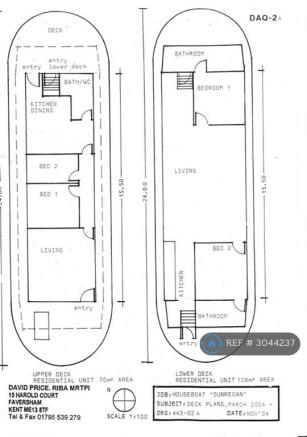 Lower Flat Right Hand Side Plan Only