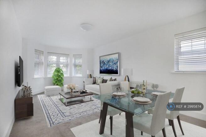 Living Area (Virtually Staged)