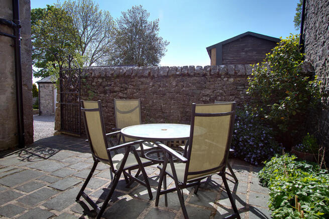 Rear terrace