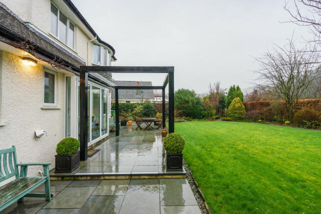 Rear garden and p...