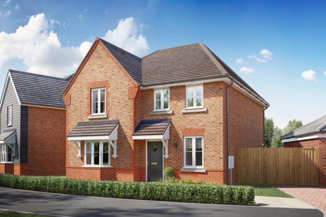Outside view of the 4 bedroom Holden Plot 219