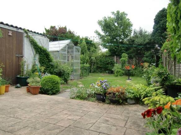 rear of conservatory