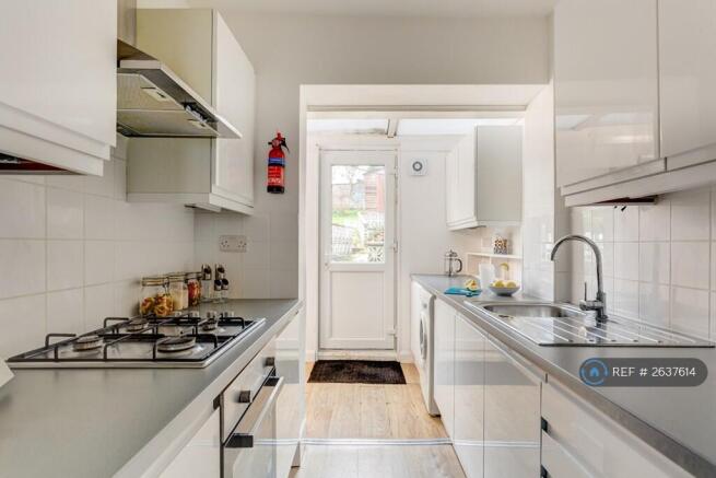 Kitchen Which Includes White Goods