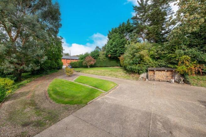 Entrance driveway