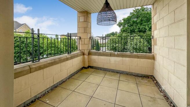 Private balcony.