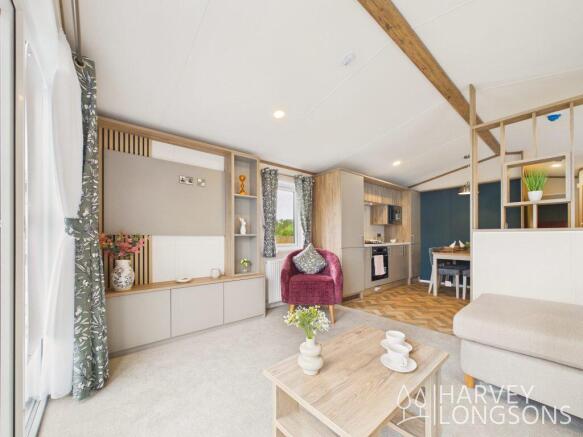 Regal Hemsworth lounge with patio doors and corner