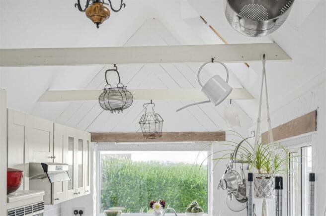 Kitchen with Vaulted Ceiling