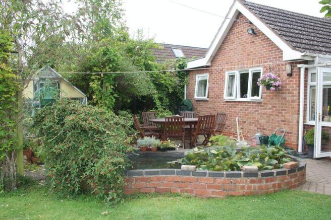 Patio seating area