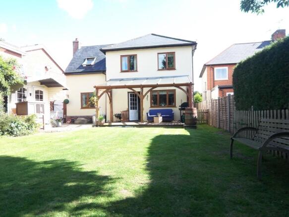 Rear of property