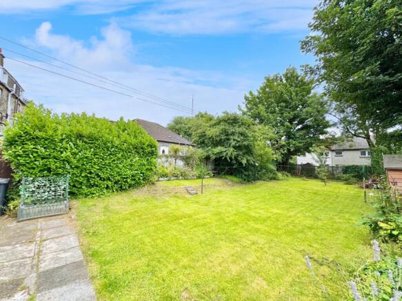 Mains Road, Beith rear garden photo