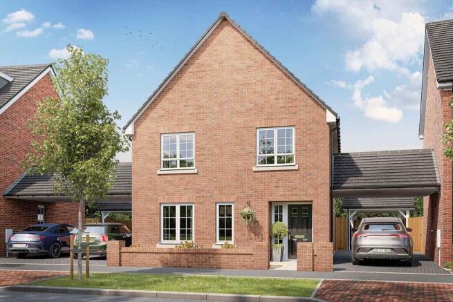 Artist's impression of a typical Bittesford home