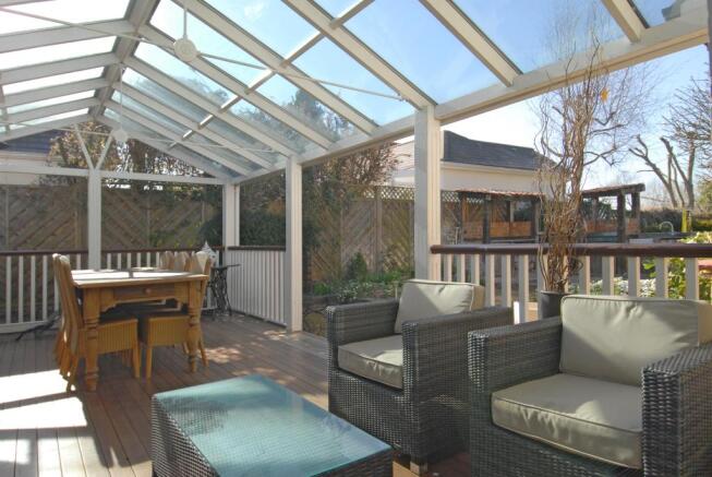 Outside seating area