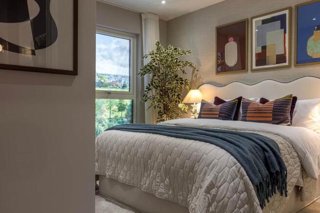 Plenty of space for bedroom furniture