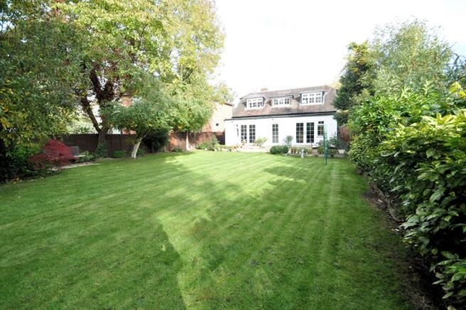 Rear of property