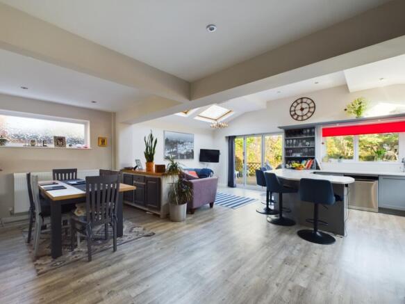 Kitchen Diner and Living Room