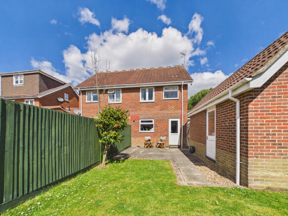 rear of house
