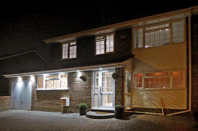 Front Elevation At Night