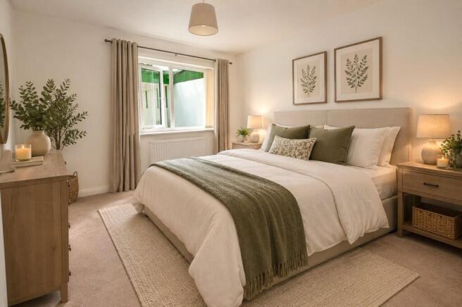 Bedroom 1 Ai Staged