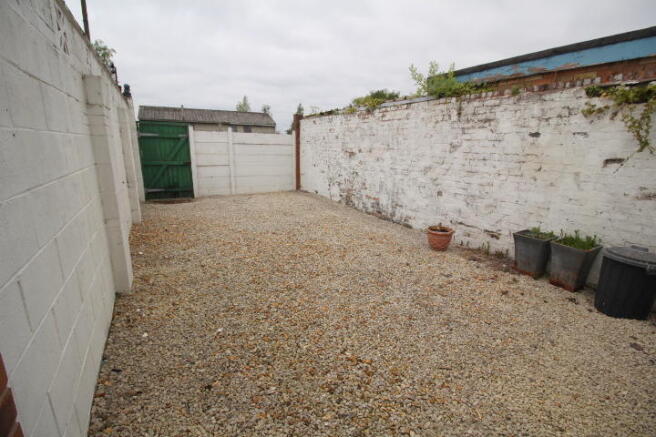 Rear courtyard
