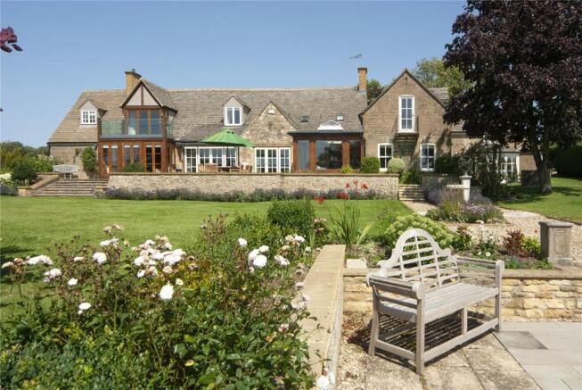 Rear of property