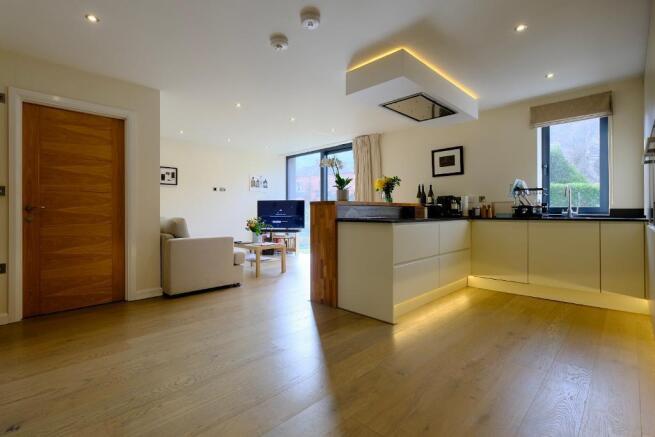 Open plan living area
