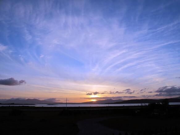 Sunset from rear