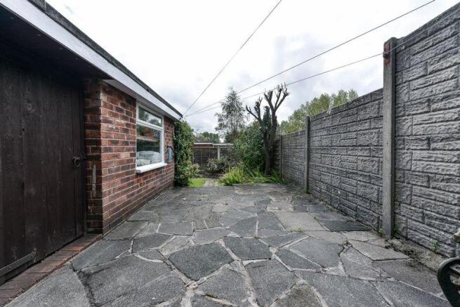Extra patio to rear
