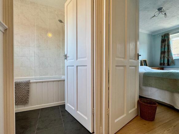 Bathroom and bedroom off the landing