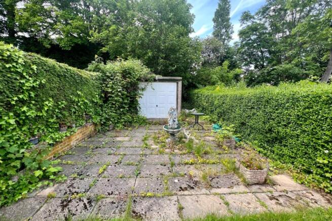 Patio and Garage