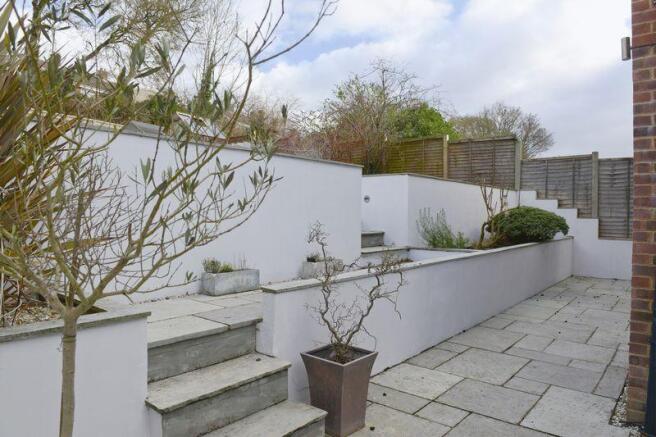 Landscaped ter...