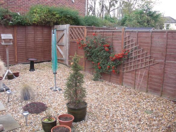 Rear garden