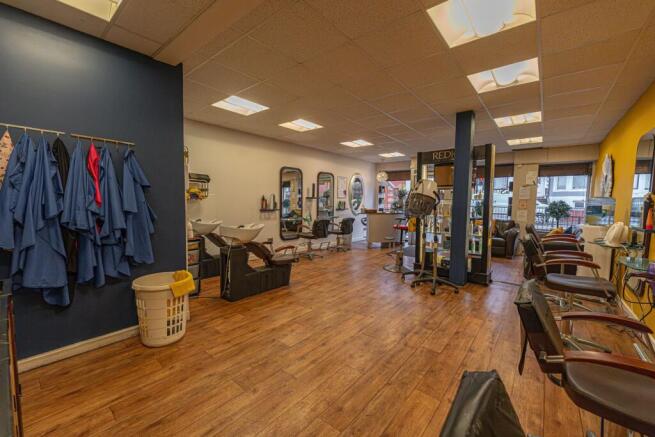 Hairdresser shop floor