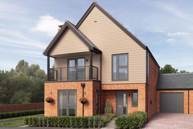 computer generated image of the townsend. houses for sale in winchester
