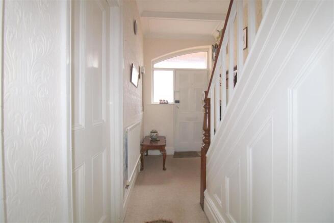 Another angle of entrance hallway