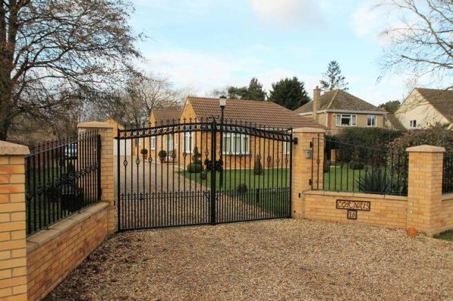 Enclosed front...