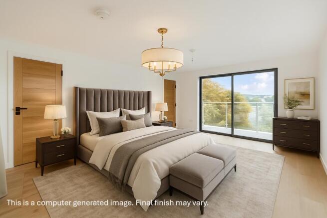Dressed bedroom w...