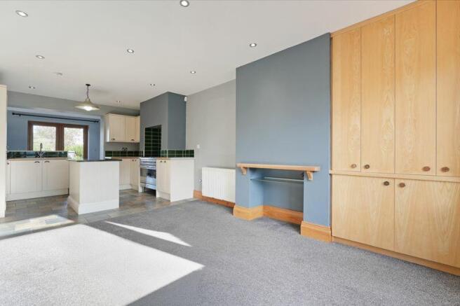 Open plan living area