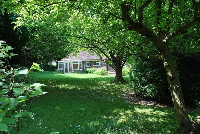 Rear of house