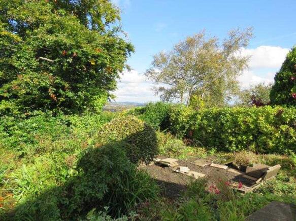 Rear Garden and view