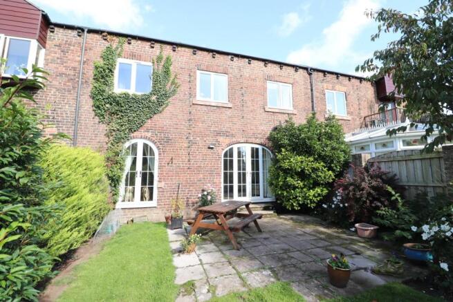 Rear of the property
