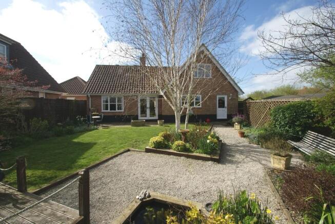 Rear of house
