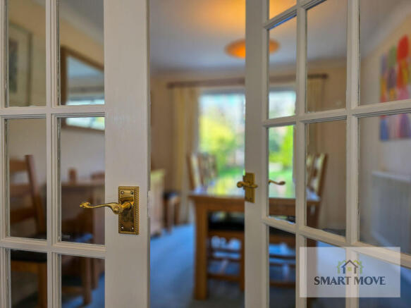 Double Doors into Dining Room