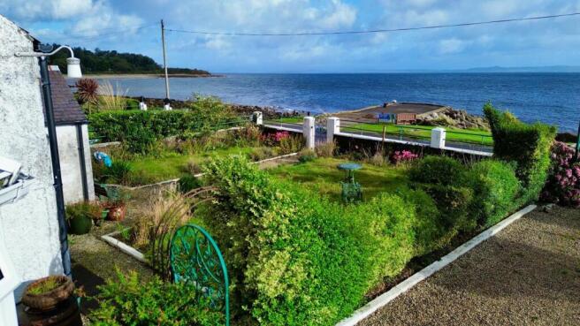 View over front garden
