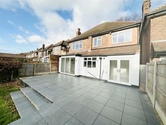Rear patio