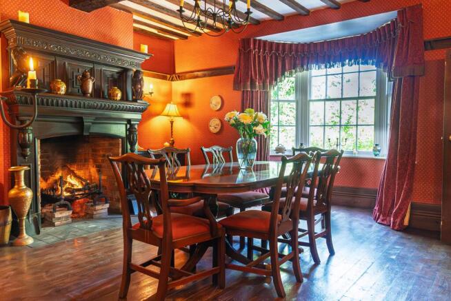 Character dining room perfect for hosting