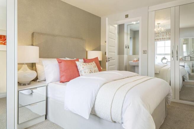 Typical Finchley master bedroom with modern en suite