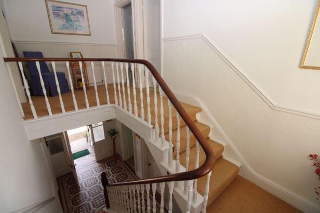 Main staircase...